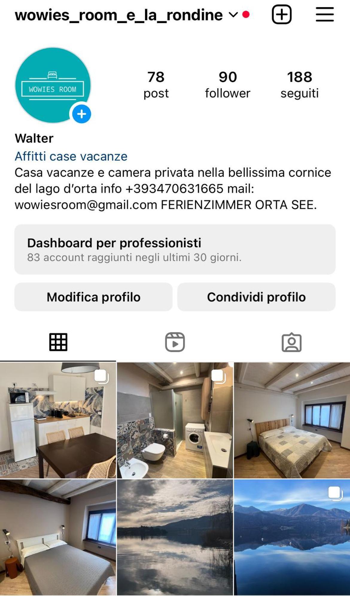 Wowies Room Pettenasco Kültér fotó